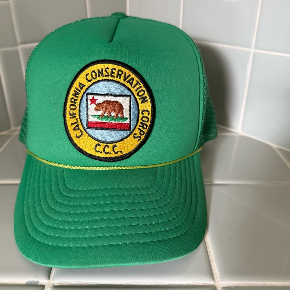 Vintage Green Trucker Hat